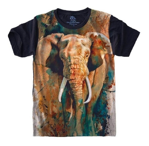 Blusa Fem. 5%off Animal Elefante Insana Linda Premium Top