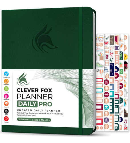 Clever Fox Planner Daily Pro Planificador Diario Agenda 8.5