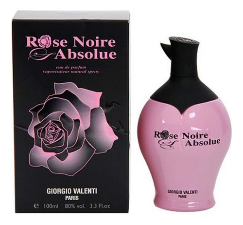 Giorgio Valenti Rose Noire Absolue Eau De Parfum Spray, 3.3 