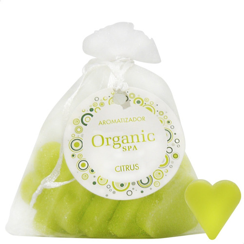 Vela Aromatica Organic Spa Pack De Corazones Souvenir