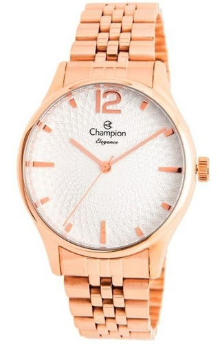 Relógio Champion Feminino Rose Gold Original Cn24020z