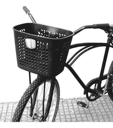 Imagen 3 de 6 de Canasto Para Bicicleta Plastico Grande Delantero Nuevo
