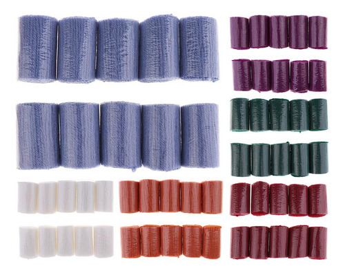 20pcs Algodón Crochet Hilos Kits De Gancho De Cierre