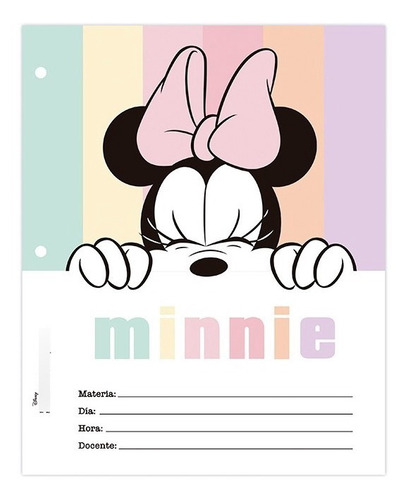 Set 6 Separadores De Carpeta Minnie Mouse Disney