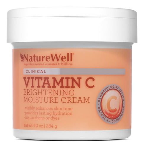 Nature Well Crema Hidratante Iluminadora Con Vitamina C Para