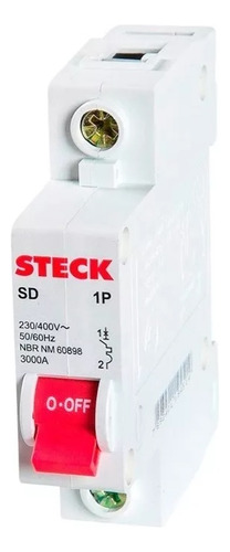 Disjuntor Unipolar Mono Steck sdd 70a.