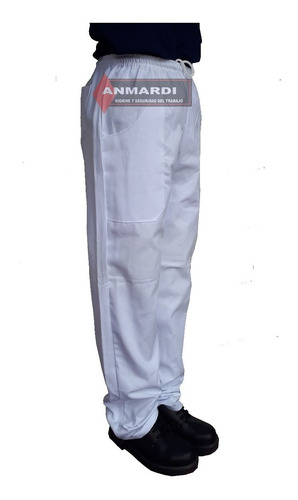 Pantalon Nautico Blanco Ropa De Trabajo Gastronomia Cocina