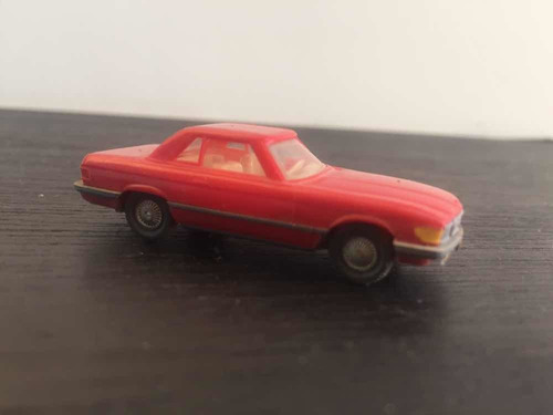 Wiking Mercedes 350sl Rojo 1/87 Ho Alemania Vintage