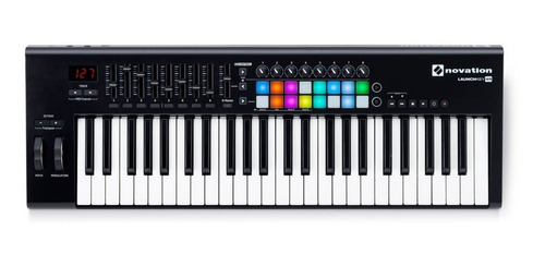 Controlador Usb Launchkey 49 Teclas Mk2 - Novation Midi Usb 8 Knobs Garantia De 2 Anos