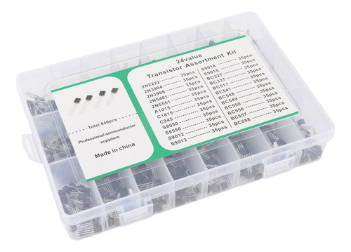Kit De Diodo 840 Unidades Bc337 Bc549 A1015 Transistor Triod