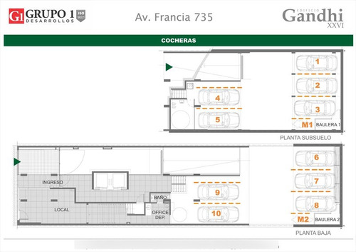 Cocheras En Venta - Francia 735