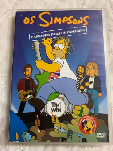 Desenho Dvd - Os Simpsons - Passagem Para Os Camarins