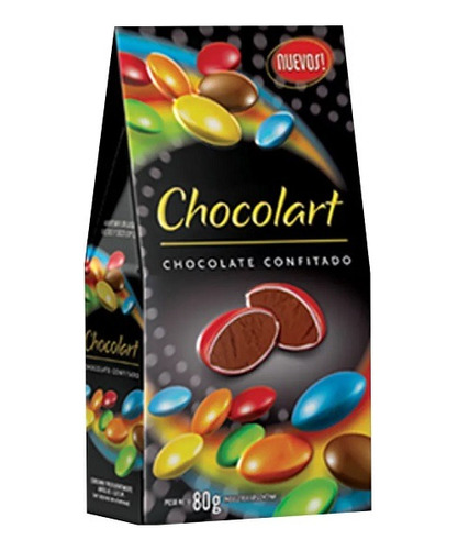 Estuche Lentejas Chocolate X 80gr Chocolart 