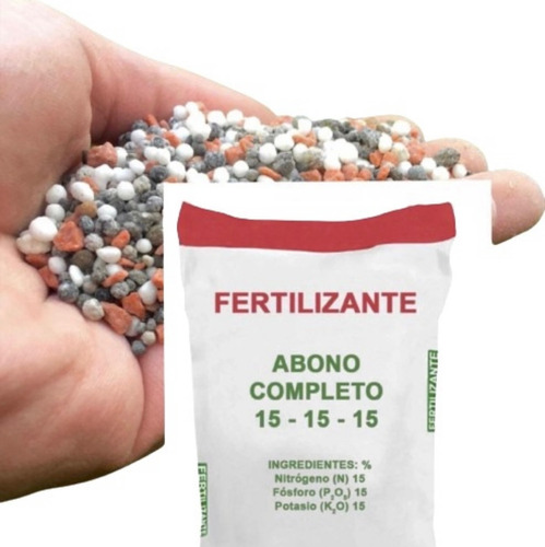 Fertilizante Granulado Triple 15 - 50 Kg - Plantas Césped