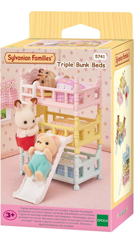 Sylvanian Families Set De Triple Cama Ternurines
