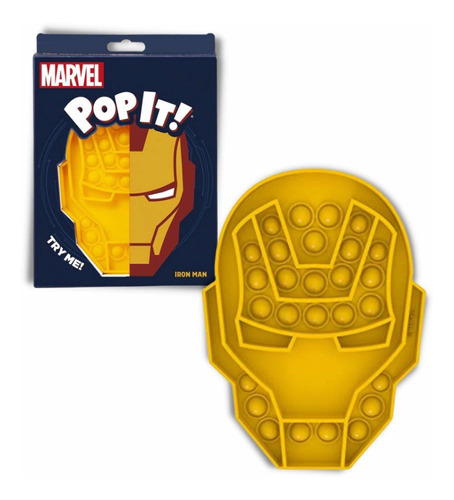 Pop It Marvel Modelo Iron Man Juego Sensorial Exclusivo Usa