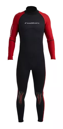 Traje de neopreno largo de 2 mm para hombre, chaqueta de neopreno para mujer,  traje de buceo, traje de neopreno con cremallera frontal para bucear, -  Hombres M Sunnimix Traje de buceo