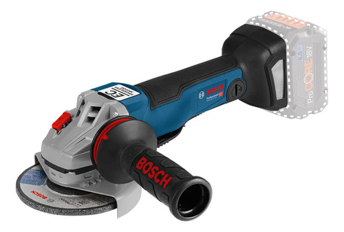 Mini esmeril inalámbrico de 5" Bosch GWS 18V-10 PC 18V SB