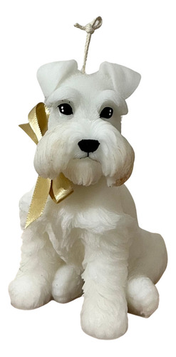 Vela Decorativa Y Aromática Con Forma De Perro Schnauzer