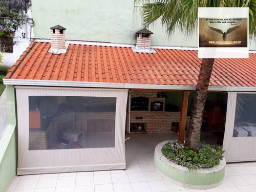 Imagem 8 de 30 de Sobrado Com 04 Suítes , 05 Vagas De Garagem ,churrasqueira , Piscina , Residencial À Venda, Dos Casa, São Bernardo Do Campo. - So0124