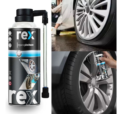 Repara Pinchazo Antipinchazo 450ml Rex 30012 Emergencia Sos