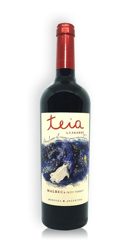 Vino Teia Malbec Petit Verdot 750ml Lagarde Mendoza