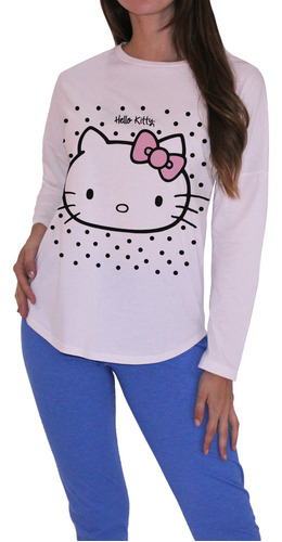 Pijama Mujer Algodón Estampado Hello Kitty S1021192-02