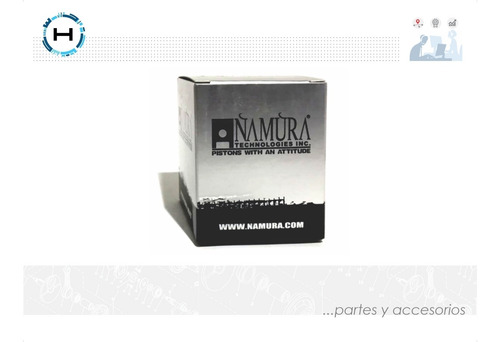 Imagen 2 de 5 de Piston Y Empaques Kawasaki Kvf 360c Prarie 2003 Al 12* +0.50