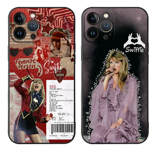 2pcs Lover Folklore Taylor Swift Funda Para iPhone Ts008