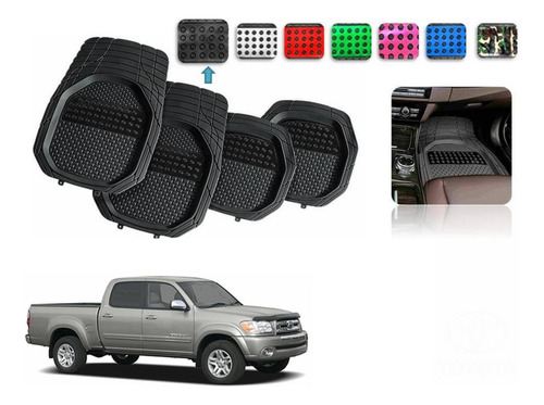 Tapetes 4pz Charola 3d Color Toyota Tundra 2003 A 2006