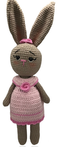 Coneja Muñeca Tejido Peluche Amigurumi A Crochet Juguete