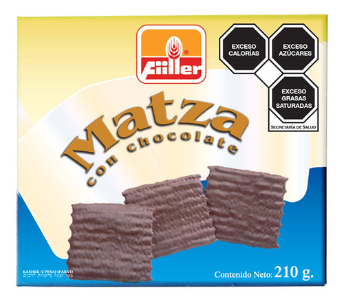 Pan Matza Fiiller Ázimo con chocolate 210 g