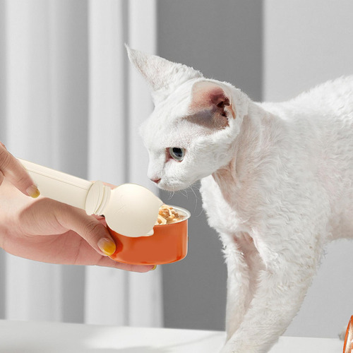 Alimentador De Tiras Para Gatos Cuchara Exprimidora Para Tir