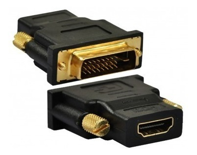Conector Adaptador Dvi-d(24+1)m X Hdmi F Banhado De Ouro Ps3