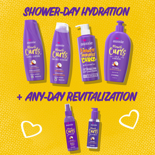 Conjunto De Cuidados Com O Cabelo Aussie Miracle Curls Shamp