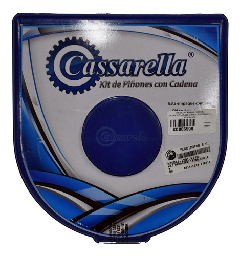 Kit Arrastre 14/50 Kawasaki Kmx125 Generico Cassarella