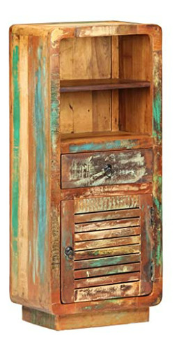 Locker Moderno Decorativo Madera Mango 17.7 X12.6 X43.3 