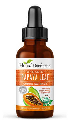 Herbal Goodness Papaya Leaf Extract 30ml Salud General