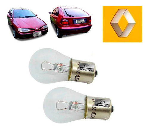 Kit 2 Lampadas 1 Polo 12v 21w Megane 1.6 97 A 05 7703097178