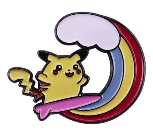 Broche Insignia Pin Pikachu Surf Pokémon