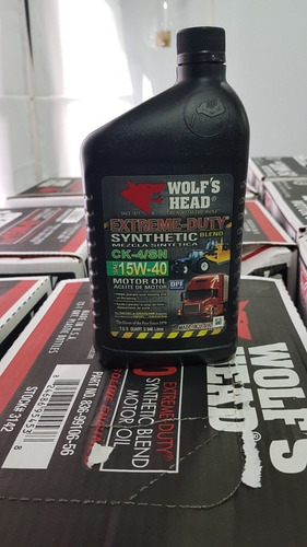 Aceite 15w40 Semi Sintético Wolfs Head Americano Alto Rendi