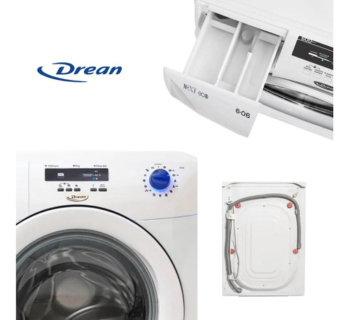 Imagen 5 de 8 de Recomendado Lavarropas Automático Drean Next 6.06 Eco Blanco