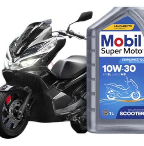 Oleo Motor Scooter Moto 10w30 Mobil - 1 Litro