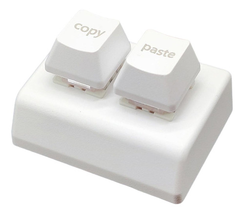 Teclado Programable De 2 Teclas Mini Teclado Usb Blanco