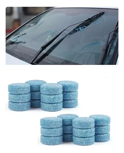 Pastillas efervescentes para limpiaparabrisas de coche, tableta  efervescente concentrada de alta calidad, 50 piezas