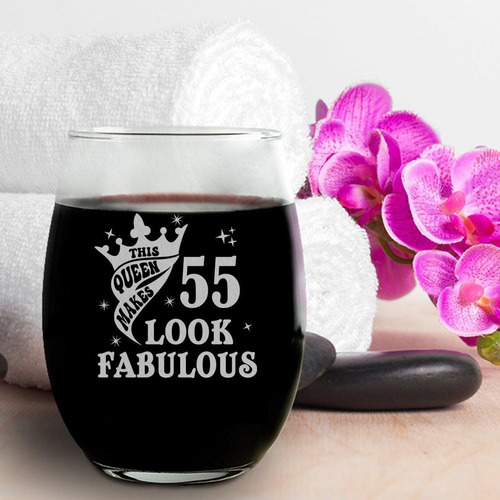 55 Regalos De Cumpleaños Para Mujeres Copa De Vino Sin Tallo