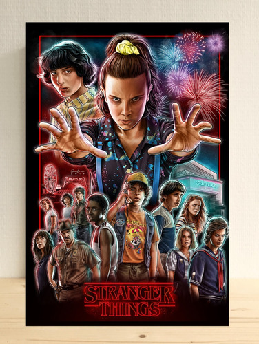 Stranger Things Cuadro Eleven Serie Poster Personalizado