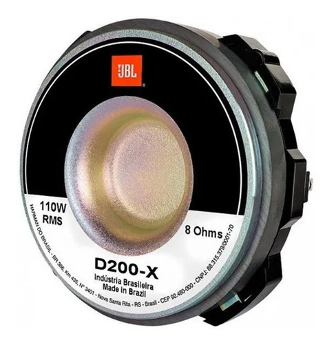 Par Driver D200x Jbl Original Selenium 110w Som Automotivo