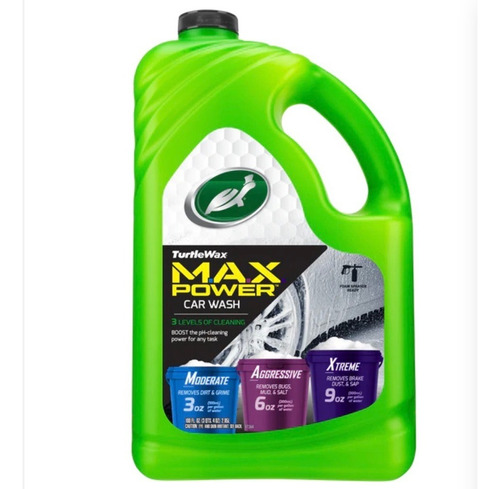 Turtle Wax Maxpower Shampoo Jabon Lavado Cañón Espuma 2.95l