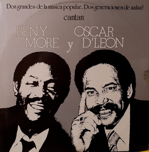 Disco Lp - Beny More Y Oscar De Leon / De La Musica Popular